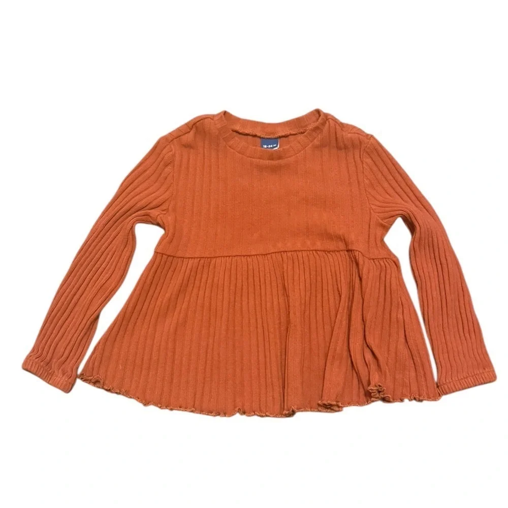 Old Navy Rust Ribbed Knit Ensemble